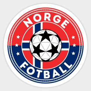 Norway Football Fan Sticker